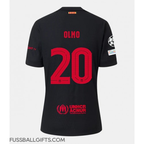 Barcelona Dani Olmo #20 Fußballbekleidung Auswärtstrikot 2024-25 Kurzarm